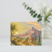 Carte Postale Le sentier du cabanon (Debout devant)