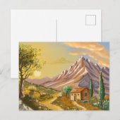 Carte Postale Le sentier du cabanon (Devant / Derrière)