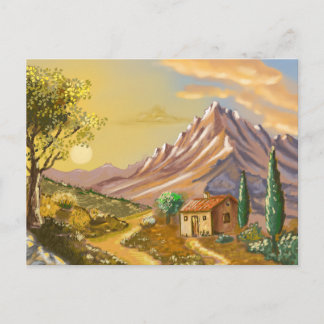 Carte Postale Le sentier du cabanon