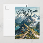 Carte Postale Le sentier Great Divide Canada (Devant / Derrière)