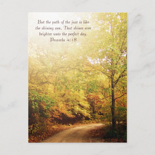 Carte Postale Le Sentier lumineux (Devant)