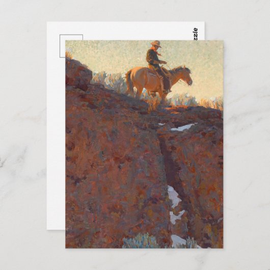 Carte Postale Le sentier solitaire de Maynard Dixon (Devant / Derrière)