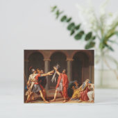 Carte Postale Le serment de la Horatii par Jacques-Louis David (Debout devant)