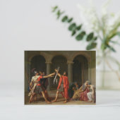 Carte Postale Le serment d'Horatii, 1784 (Debout devant)