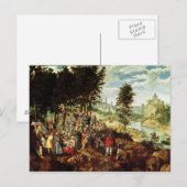 Carte Postale Le Sermon de Saint Jean le Baptiste, c.1550 (Devant / Derrière)