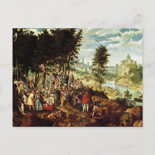 Carte Postale Le Sermon de Saint Jean le Baptiste, c.1550 (Devant)