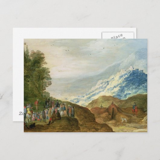 Carte Postale Le Sermon sur le Mont (Devant / Derrière)