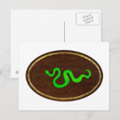 Carte Postale Le serpent 2009 (Devant / Derrière)
