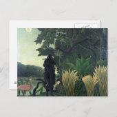 Carte Postale Le serpent charer, 1907 (Devant / Derrière)