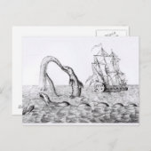 Carte Postale Le Serpent De Mer (Devant / Derrière)