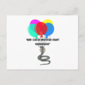 Carte Postale Le serpent volant (Devant)