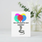 Carte Postale Le serpent volant (Debout devant)