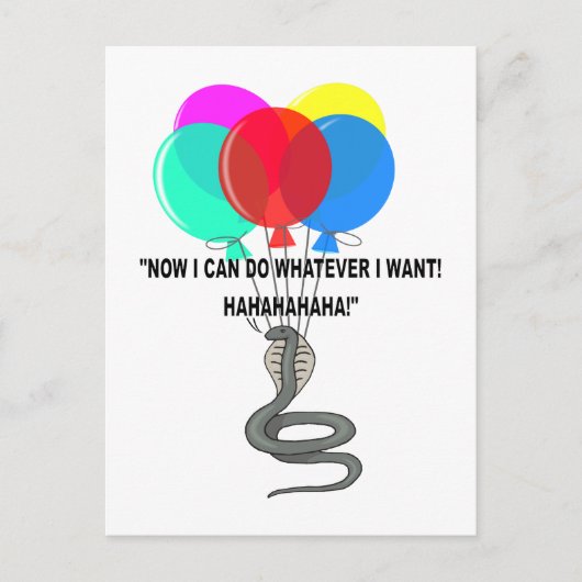 Carte Postale Le serpent volant (Devant)