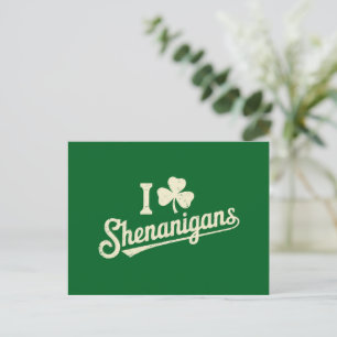 Carte Postale Le Shamrock de Green Funny Irish Patty Saint Patri