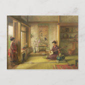 Carte Postale Le Shuttlecock Stray (huile sur toile) (Devant)