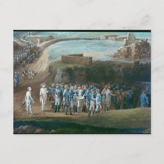 Carte Postale Le siège de Yorktown (Devant)