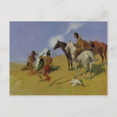 Carte Postale Le signal de fumée (Devant)