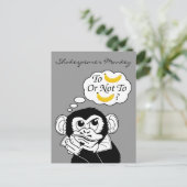 Carte Postale Le singe de Shakespeare (Debout devant)