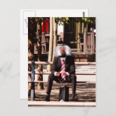 Carte Postale Le singe humain (Devant / Derrière)