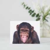 Carte Postale Le singe riant (Debout devant)