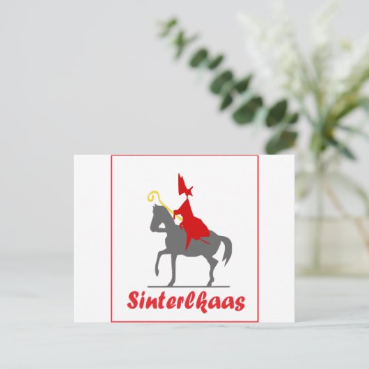 Carte Postale Le Sinterklaas (Debout devant)