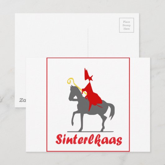 Carte Postale Le Sinterklaas (Devant / Derrière)