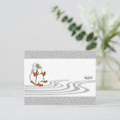 Carte Postale Le skieur de neige - (Debout devant)