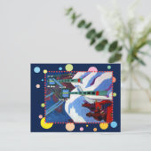 Carte Postale Le Sleigh Ride par Ernst Ludwig Kirchner (Debout devant)