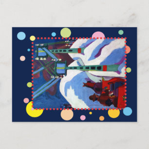 Carte Postale Le Sleigh Ride par Ernst Ludwig Kirchner