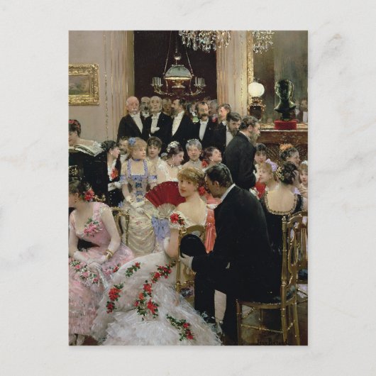 Carte Postale Le Soiree, c.1880 (Devant)