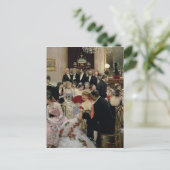 Carte Postale Le Soiree, c.1880 (Debout devant)