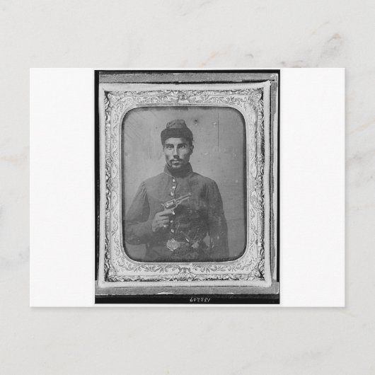 Carte Postale Le soldat noir américain d'origine (Devant)