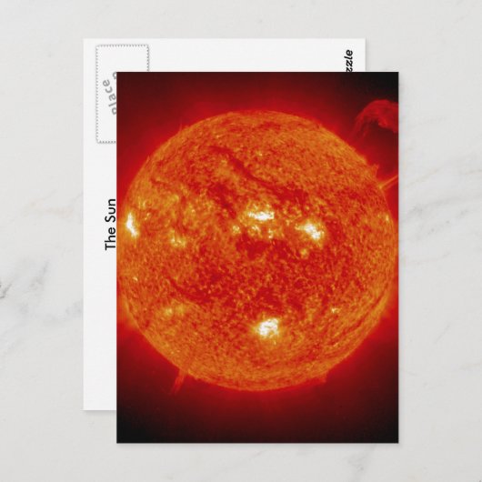 Carte Postale Le Soleil (Devant / Derrière)