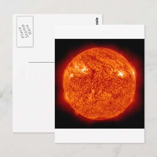 Carte Postale Le Soleil (Devant / Derrière)