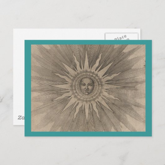 Carte Postale Le Soleil (Devant / Derrière)