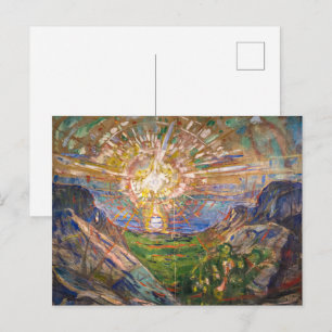 Carte Postale Le Soleil 1916 Edvard Munch
