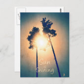 Carte Postale Le soleil brille (Devant / Derrière)