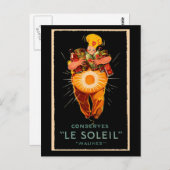 Carte Postale Le Soleil Consert (Devant / Derrière)