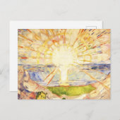Carte Postale Le Soleil Par Edvard Munch (Devant / Derrière)