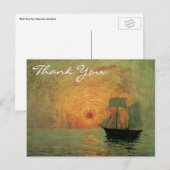 Carte Postale Le soleil rouge de Maufra (Devant / Derrière)