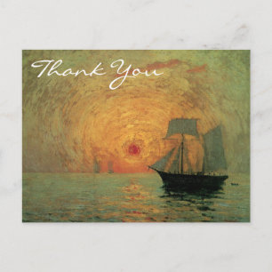 Carte Postale Le soleil rouge de Maufra