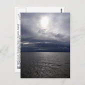 Carte Postale Le soleil sur le Solent (Devant / Derrière)