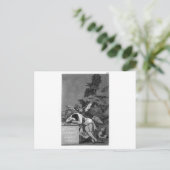 Carte Postale Le sommeil de la raison produit des monstres par F (Debout devant)