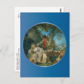 Carte Postale Le sommeil interrompu par Boucher (Devant / Derrière)