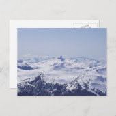 Carte Postale Le sommet de neige (Devant / Derrière)