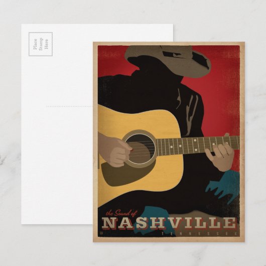 Carte Postale Le son de Nashville (Devant / Derrière)