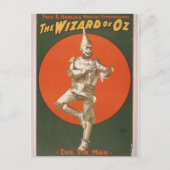 Carte Postale Le sorcier d'Oz, le Théâtre Rétro 'The Tin Man' (Devant)