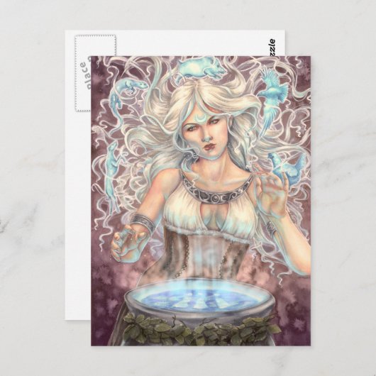 Carte Postale Le sort de Cerridwen (Devant / Derrière)