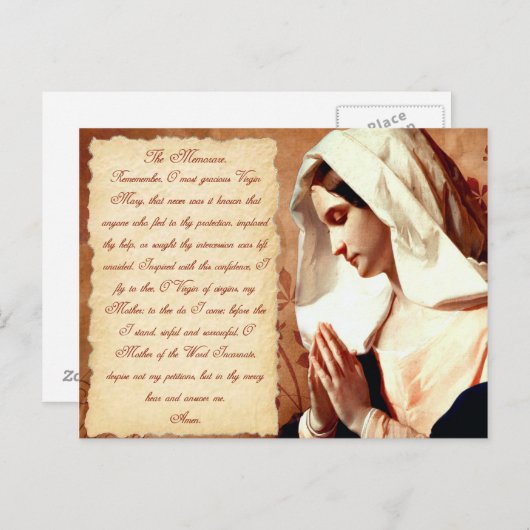 Carte Postale Le souvenir (Devant / Derrière)