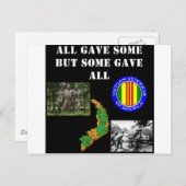 Carte Postale Le souvenir du Vietnam (Devant / Derrière)